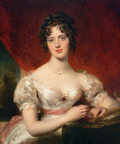 Sir Thomas Lawrence Portrait of Mary Anne Bloxam oil painting image